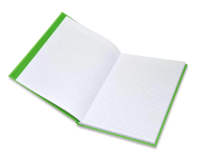 5-Piece FIS Neon Hard Cover Notebook Single Line A4, 100-Sheets, Parrot - FSNBA4N230