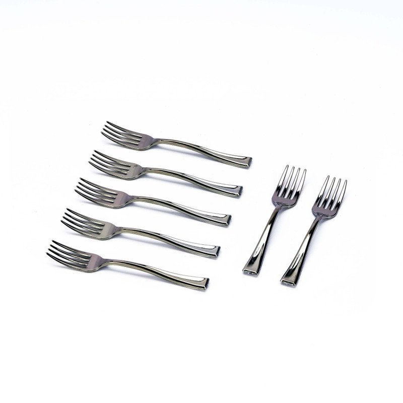 Mini-Tasting Silver Forks 50 Pieces