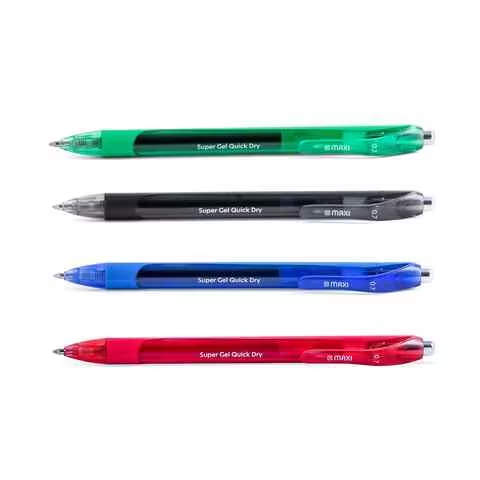 Maxi Super Gel Pen 0.7mm Multicolour 4