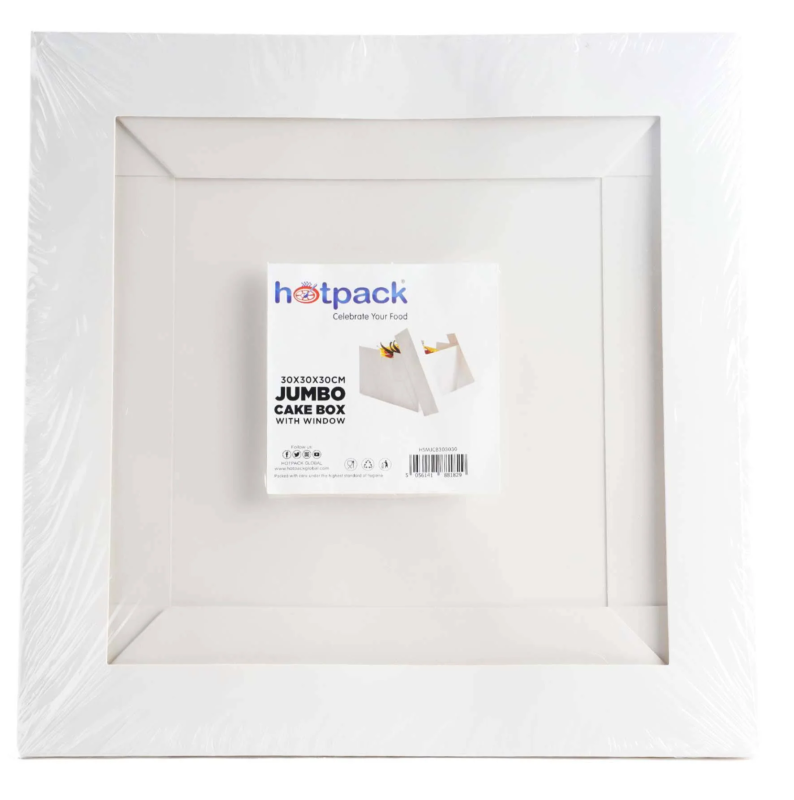 Jumbo Cake Box With Window 1 Piece