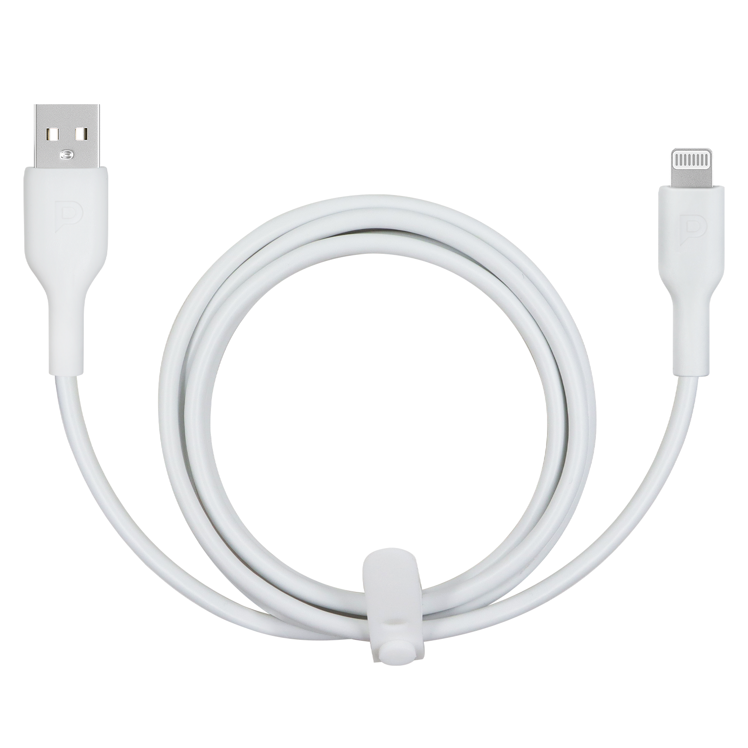 Powerology PVC Mfi Cable USB-A to Lightning 1.2M - White