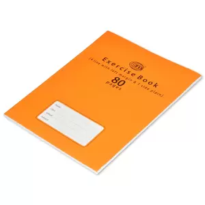 FIS Exercise Book, Pack of 12, Size:16.5 X 21 cm, 80 Pages, 4 Line 1 Side Plain - FSEB4LP80N