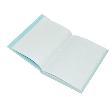 Light Hard Cover Notebook, Pack of 5 Pieces, Single Line, 9x7 Inch,100 Sheets - LINB971802