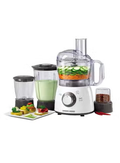 Food Processor - 7 Accessories, – 33 Functions, 400.0 W, FX400BMG-B5, White/Black/Grey