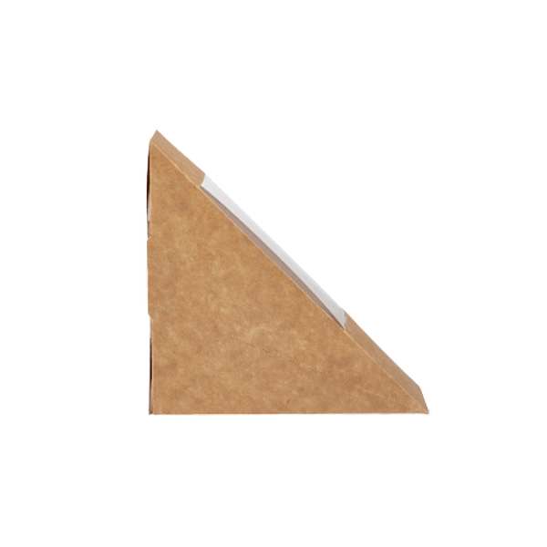 Sandwich Wedge Box with Window Double (12.5x7.5x17.5 Cm) 250 Pieces