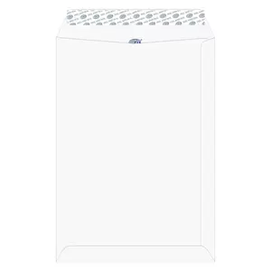 FIS Laid Paper Envelopes Peel & Seal, Pack of 50 Pcs. Moon Beam White Color, C4 (324 x 229 mm), 100 GSM - FSEE1027PBMW50