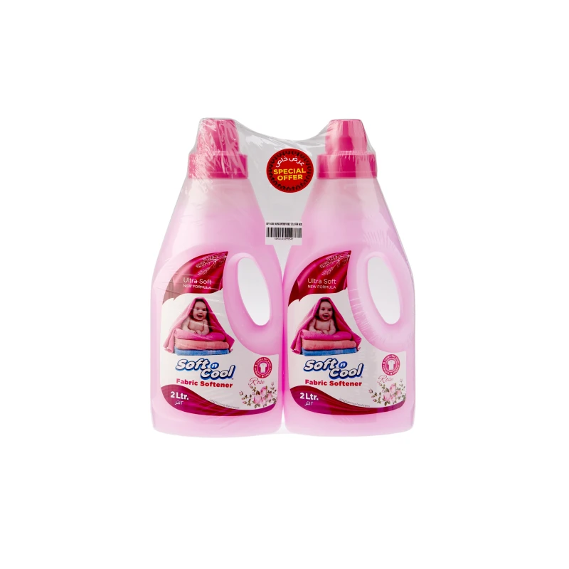 Twin Pack Soft N Cool Fabric Softner 2x2 Litres