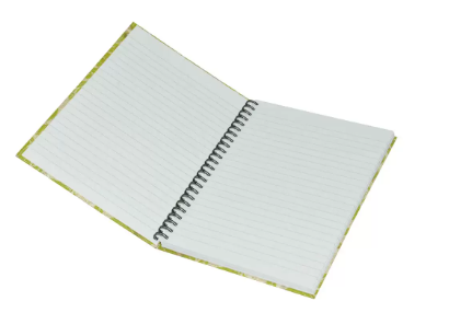 5-Piece Light Spiral Hard Cover Notebook, Single Ruled (100 Sheet) A5 Size - LINBSA51509