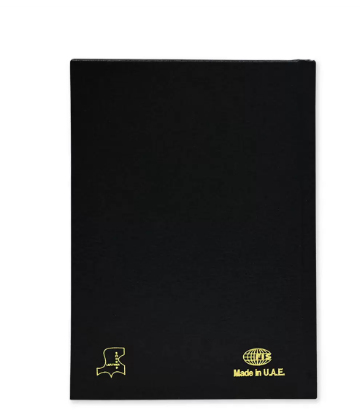 FIS A5 Bonded Leather Russian Diary 2024 (Russian/English) Black - FSDIRUP0121BK