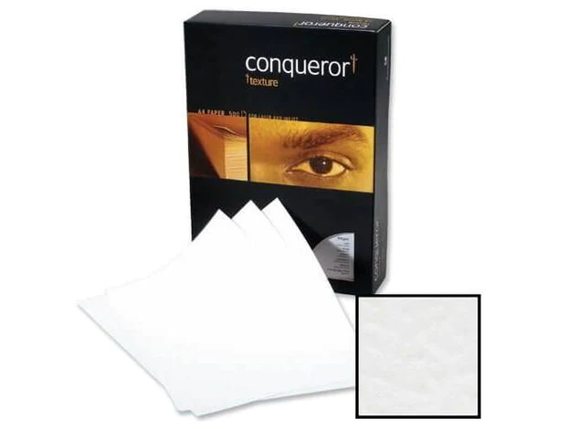 Conqueror Paper, A4, 100gsm, Contour Finish, Brilliant White, 500Sheets/Pack