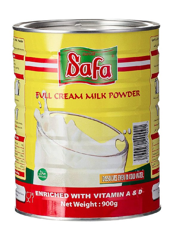 Safa Full Cream Milk Powder Tin, 900g