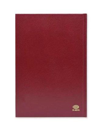 FIS Agenda Diary 2024 (Arabic/English) 1-Side Padded, Gold Corners, Maroon - FSDI75AEVG24MR