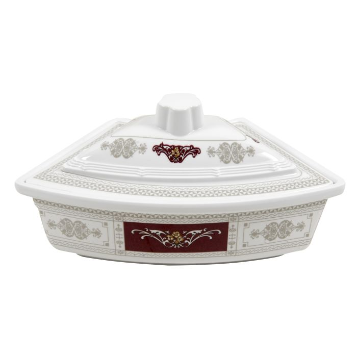 Royalford RF8581 Rotating Serving Tray - Appetizer And Condiment Server Divided Serving Dishes With Lids | Dishwasher Safe - Perfect For Chips And Dip, Veggies, Candy And Snacks