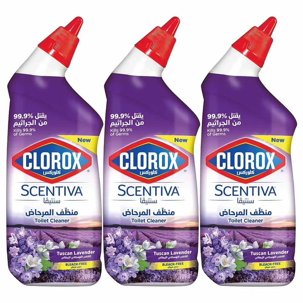 Clorox Scentiva Toilet Cleaner 709Ml X 3