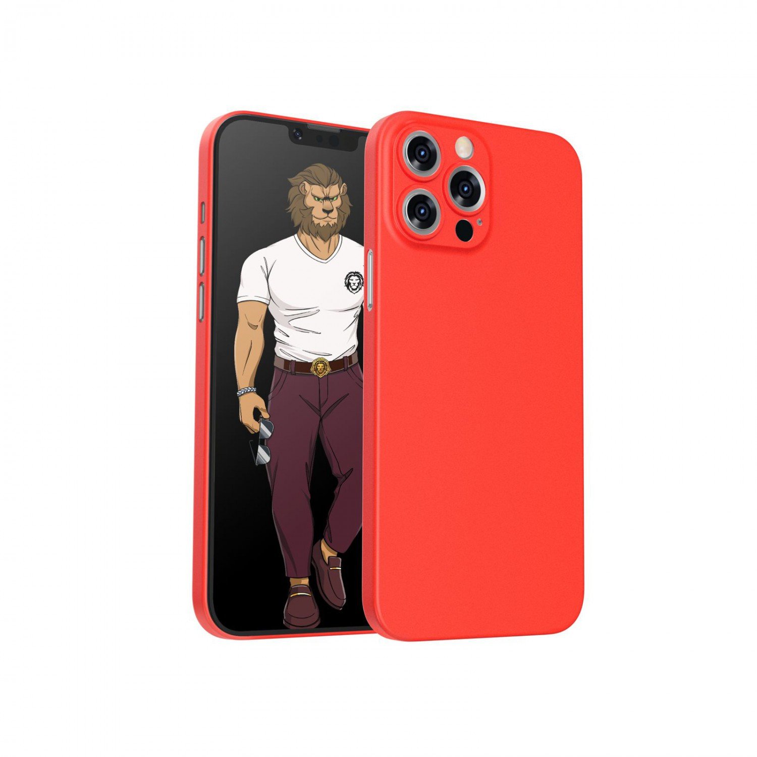 Green Comodo Case for iPhone 13 Pro Max 6.7" - Green and red