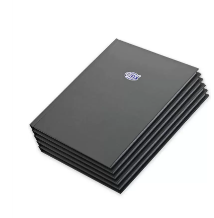 FIS Pack of 5 Hard Cover Notebook A5 Single Line, 100Sheets, Alpine Green -FSNBA5SL100AGR