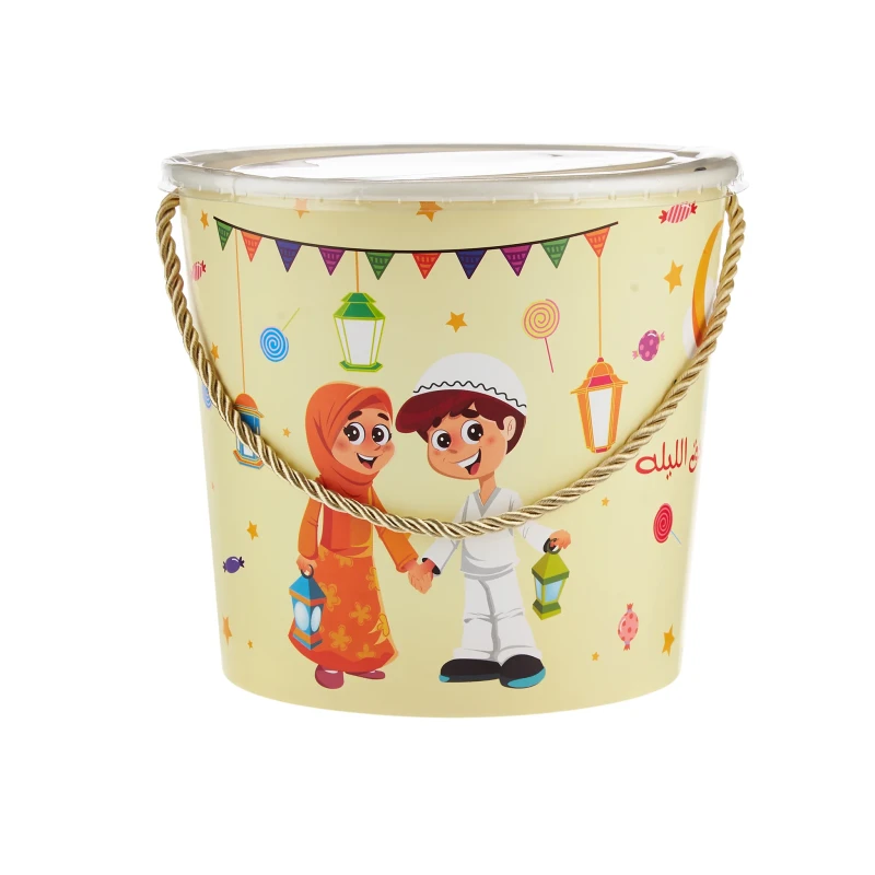Ramadan Theme Printed Bucket 1 Piece