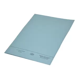 FIS Square Cut Folders With 8 cm Fastener Blue Color, Pack of 50 Pcs, 320 gsm, F/S (210 x 330 mm) Size - FSFF7FBL