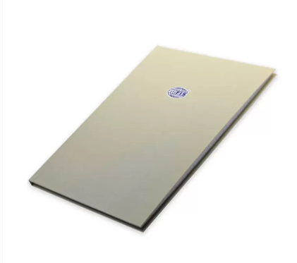 FIS Pack of 5 Hard Cover Notebook A4 Single Line, 100Sheets, Gold -FSNBA4SL100GL