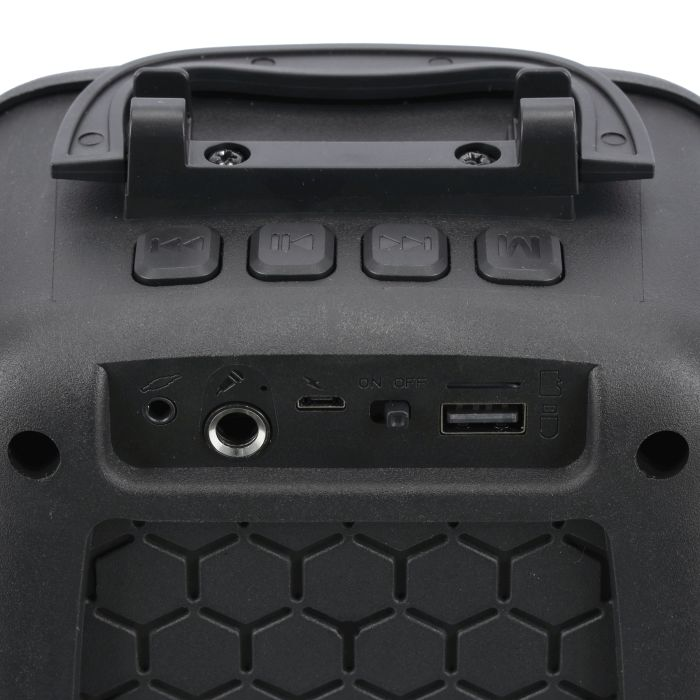 Portable Bluetooth Speaker, USB/ TF/ FM/ AUX-IN, GMS11156 | Dazzle LED Light | Portable Speaker With Microphone | Ideal For Home, Hotels & Outdoor Use