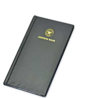 FIS Address Book English with PVC Cover, 115 x 217 mm Size, 52 Sheets - FSAD115217PE