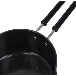 Royalford 16Cm Hard Anodized Saucepan/3Mm 1X24 - Anodised - Black