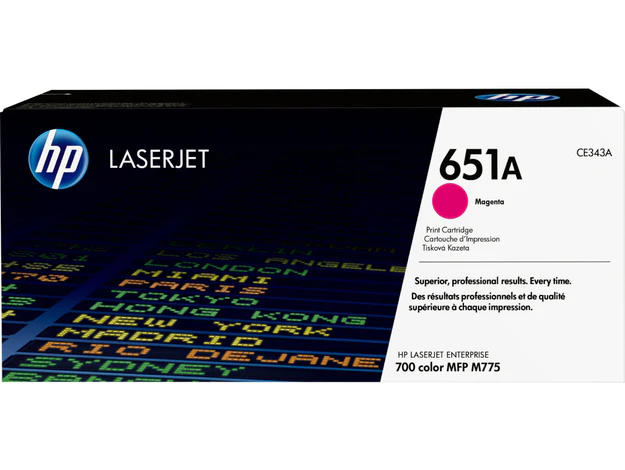 HP 651A Magenta Original LaserJet Toner Cartridge (CE343A)