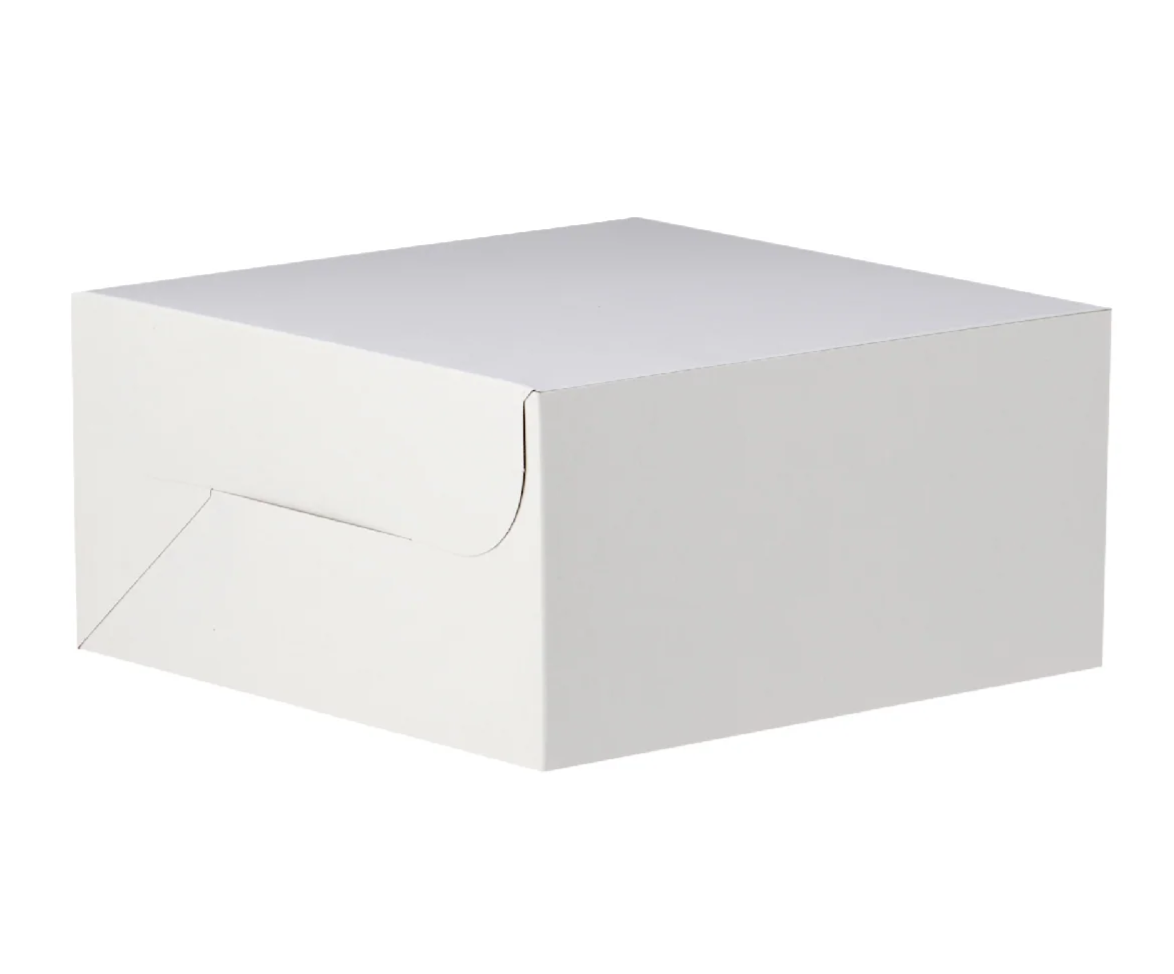 White Cake Box