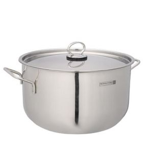 Royalford Casserole With Lid 30Cm - Stainless Steel - Multicolour