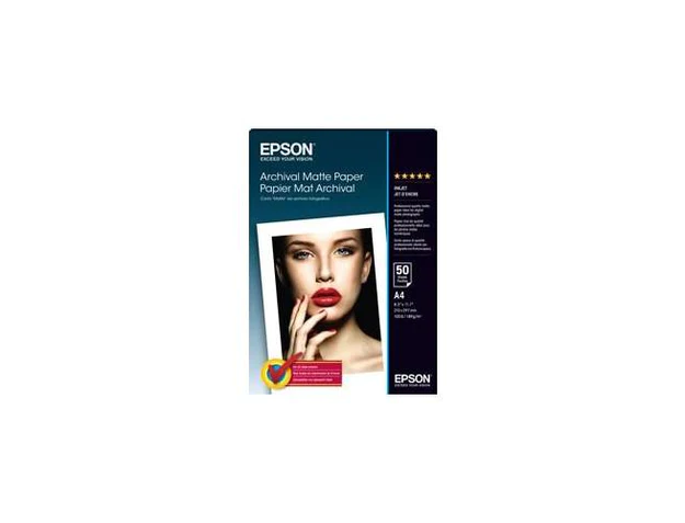 Epson C13S041342 Archival Matte Paper, 192gsm, 50 Sheets