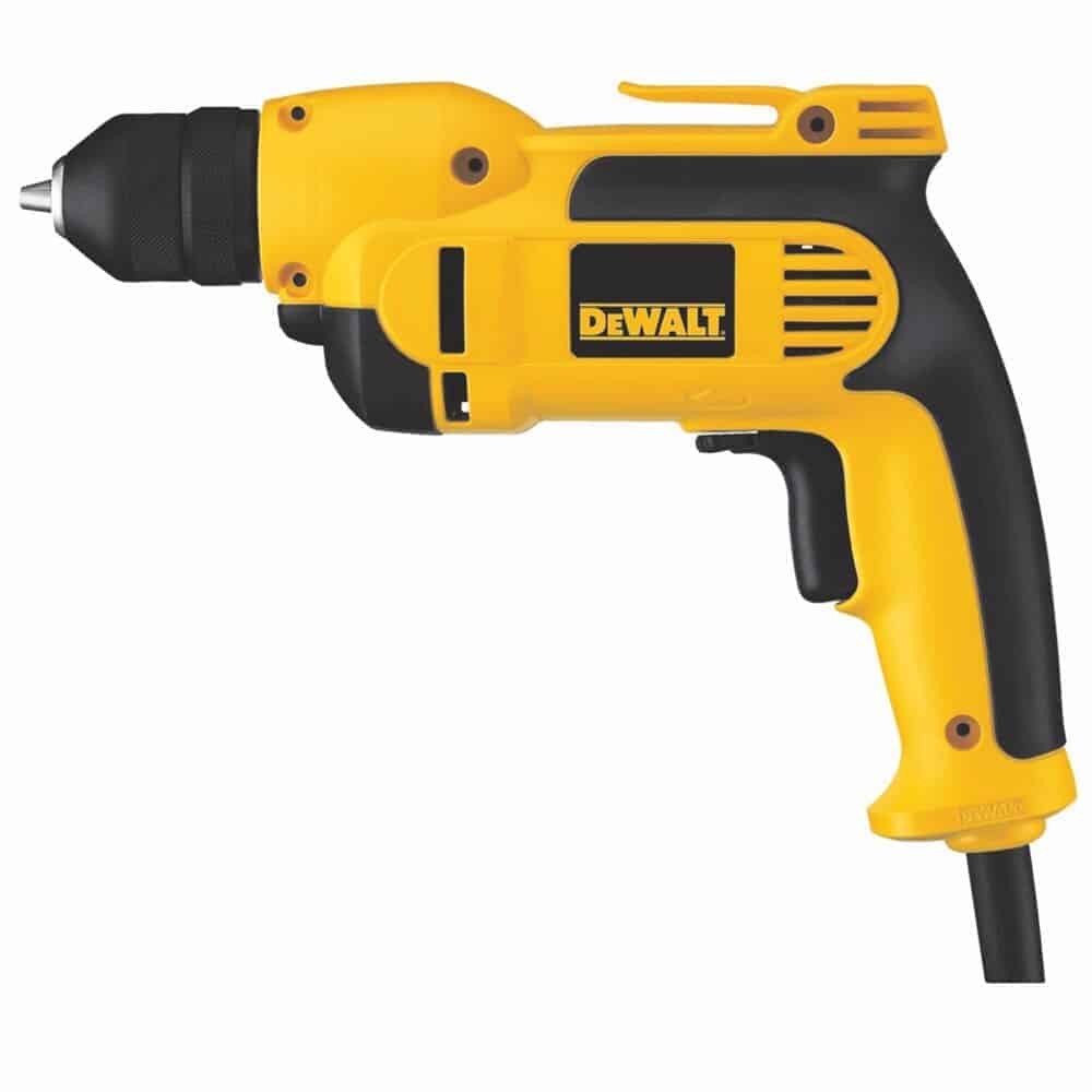 DEWALT DWD112-QS 10MM ROTARY DRILL WITH KEYED CHUCK, 10.9NM, 2500RPM, 700W, VARIABLE SPEED REVERSIBLE