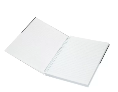 Light Spiral Hard Cover Notebook Single Line (Pack of 5 Pcs X 100 Sheets) 9X7 Inch Size - LINBS971803