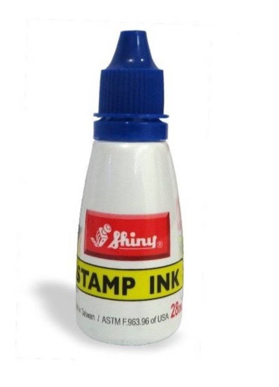Shiny Stamp Pad Ink Blue, 28ml