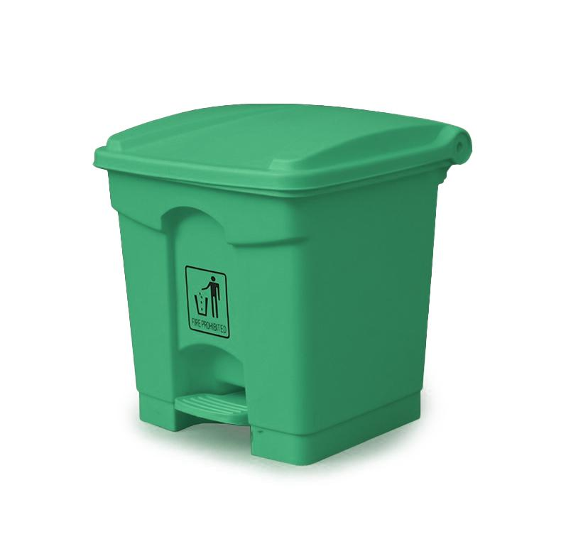 AKC | Plastic Garbage Bin | 30 LTR | GREEN