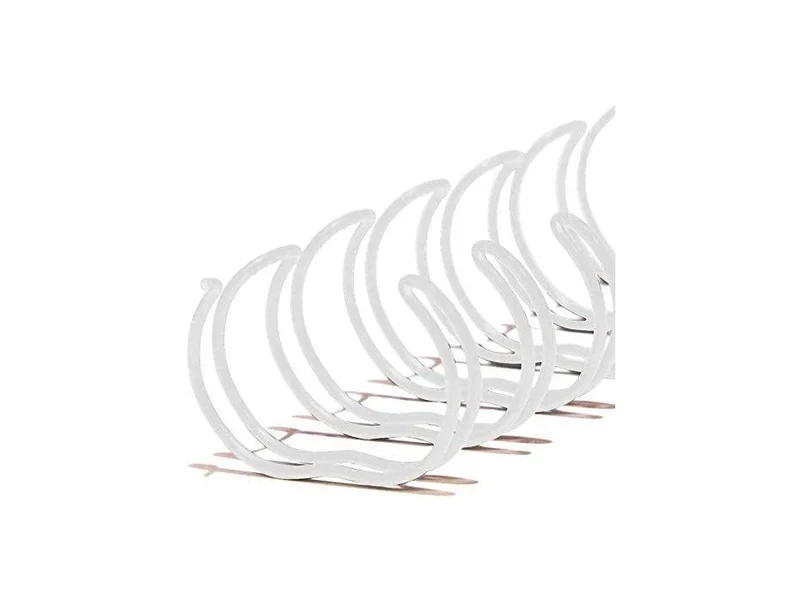 Renz 19.0 mm Ring Wire Cut Element - White. 2:1 Pitch. A4. 50 Wires per Box