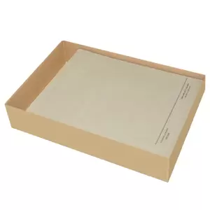 FIS Square Cut Folders Without Fastener Grey Color, Pack of 50 Pcs, 320 gsm, A4 Size - FSFF9A4GY