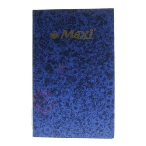 Maxi A5 Register Book MX-A52QR 96 Sheets Blue