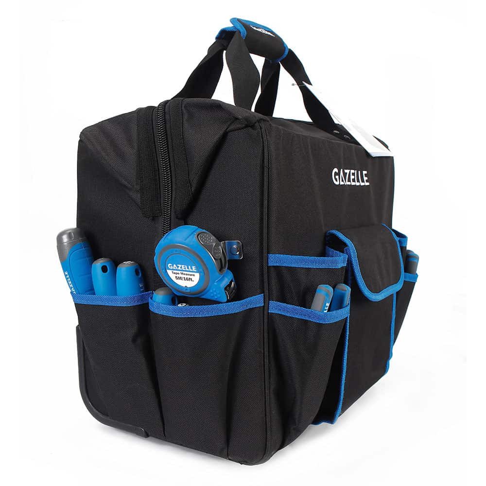 GAZELLE G8209 18 IN TOOL TROLLEY BAG WITH WHEELS