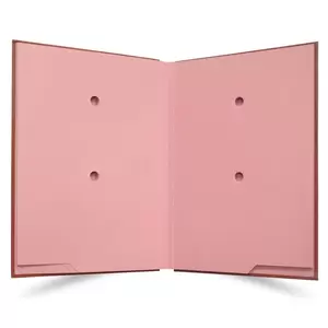 FIS Signature Book, Vinyl Material Cover, 20 Sheets, Brown Color, 240 x 340 mm - FSCL20