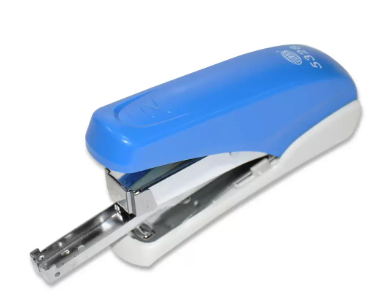 FIS Power Saving Stapler, (L)110 X (W)28 X (H)60 mm Size, Plastic Body, Blue Colour - FSSF5328