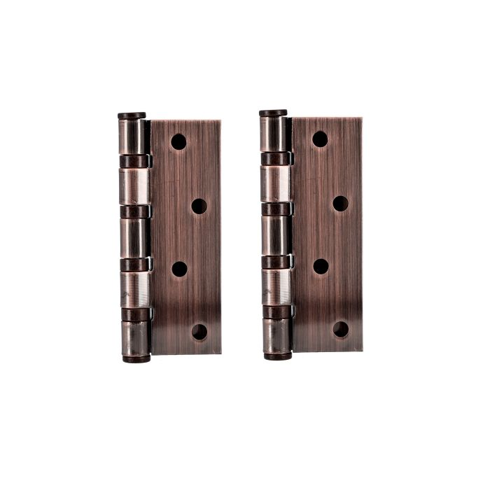 Steel Hinge, 4 Ball Bearing Door Hinge, GHW65063 | Chrome Plated Internal Door Hinges With Screws For Window, Cabinets, Wooden Boxes