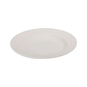 Royalford 8" Melamine Ware Deep Plate - Melamine - White