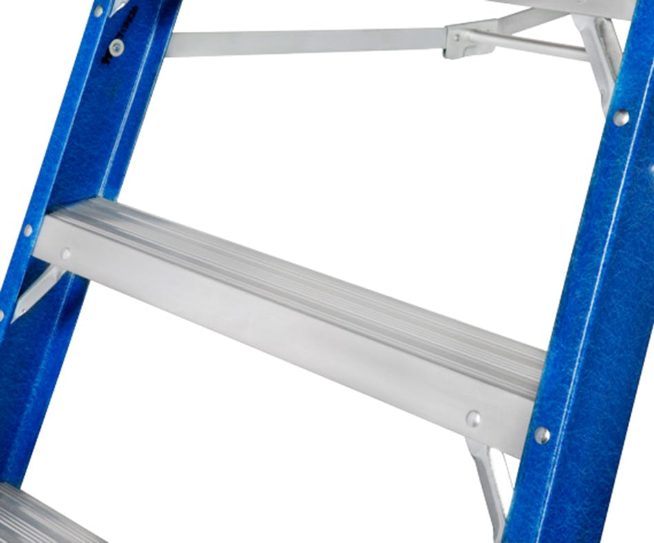 GAZELLE G3808 8 FT. FIBERGLASS PLATFORM LADDERFOR WORKING HEIGHT UP TO 14 FT.