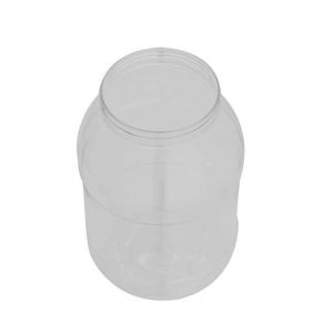 Royalford 5L Round Pet Jar With Cap - Bpa Free, Plastic - Clear - 5 LITER