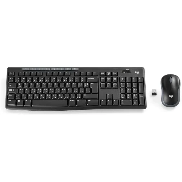 Logitech Mk270 Wireless Combo - Arabic/English Keyboard Black