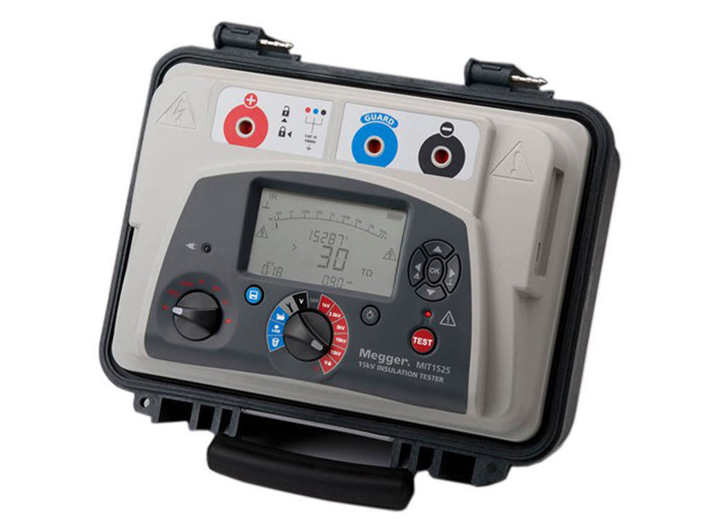 MEGGER MIT1525 15 KV DIAGNOSTIC INSULATION RESISTANCE TESTER