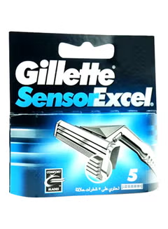 Sensor, Excel Men's, Razor Blades, 5 Refills
