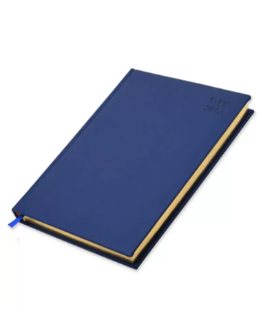 FIS Executive Diary 2023 (Arabic/English) 1-Side Padded with Gilding, Blue - FSDI88AEPG23BL