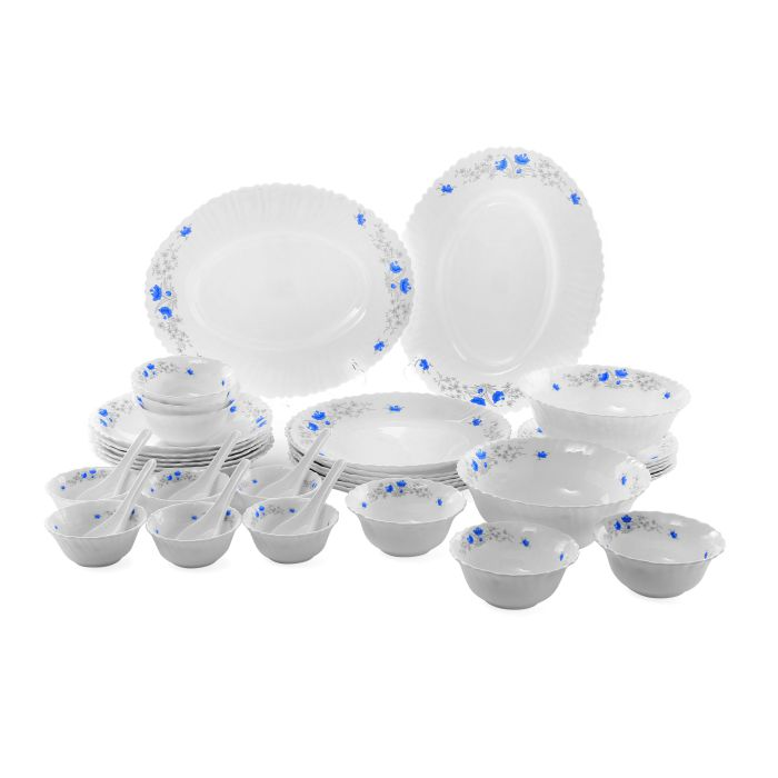 Royalford RF5035 Opal Glassware Dinner Set, 40 Pcs