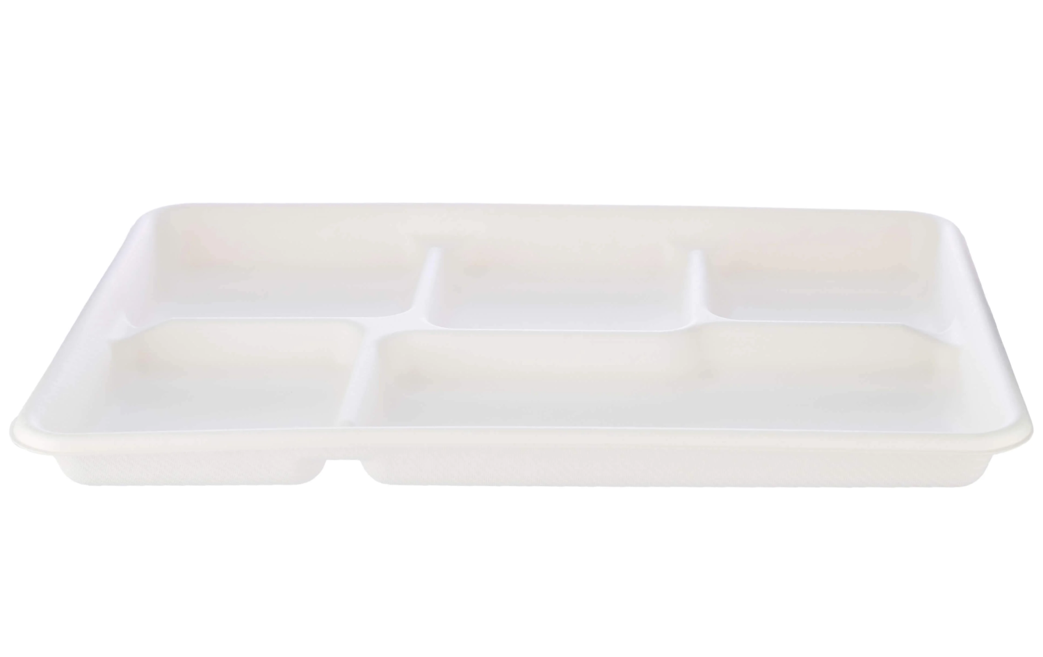Bio-Degradable Plate 5-Compartment 12.5 Inch 500 Pieces